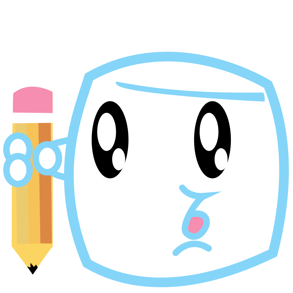 Game Gen mascot holding a pencil