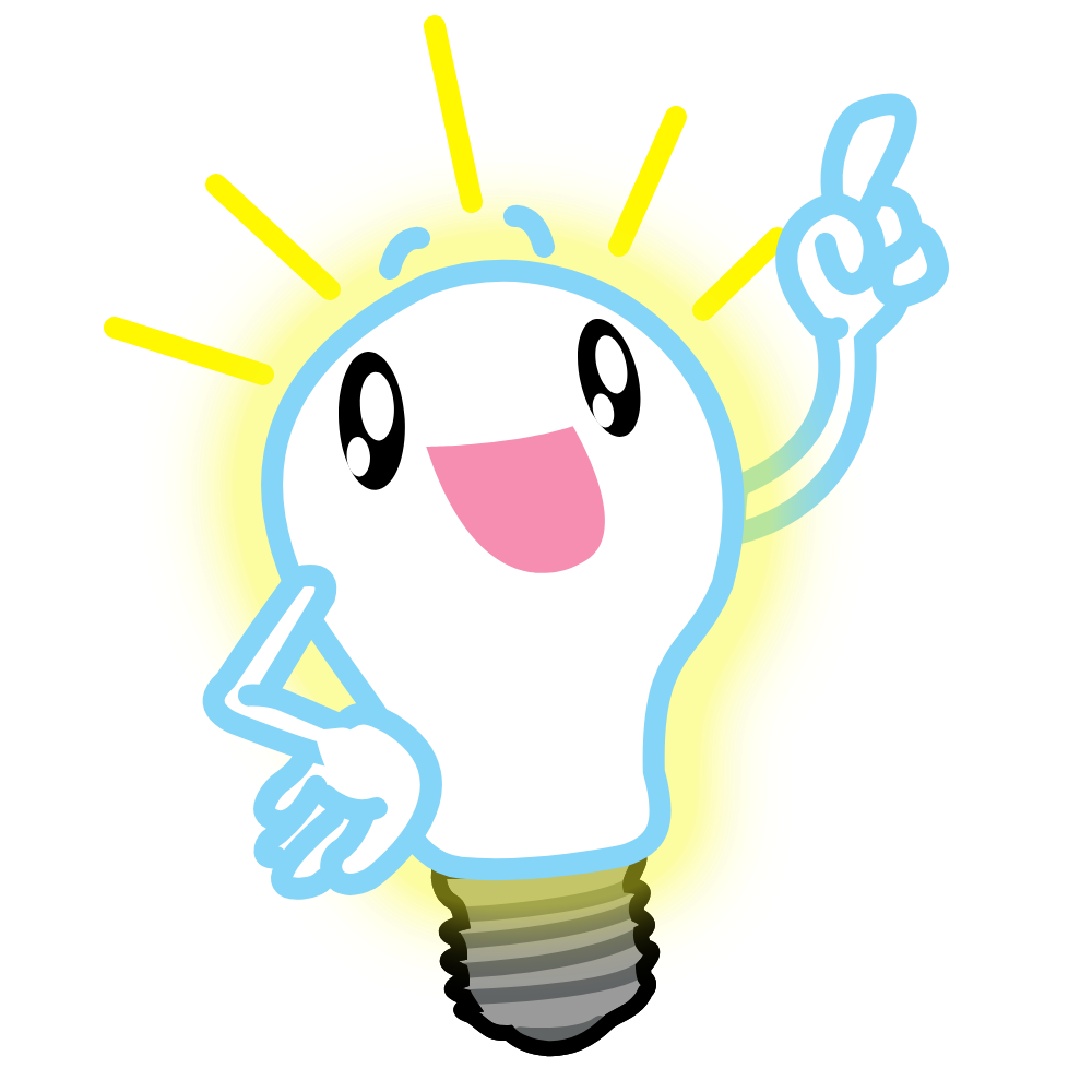 Game Gen mascot as a bright lightbulb idea